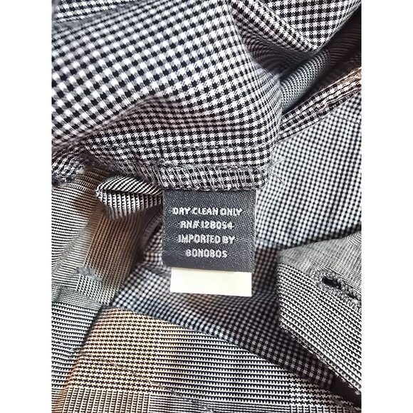 Bonobos Gray Hounds tooth Cotton Mens Shorts 8" Inseam size 34 - Picture 6 of 13